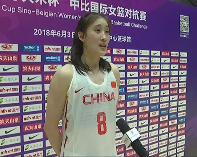 中国女篮队员 王雪朦但经过激烈的角逐,中国队最终以81:62的骄人成绩