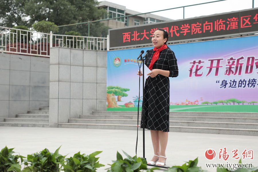 西北大学现代学院向华清小学赠送悲喜人生图书