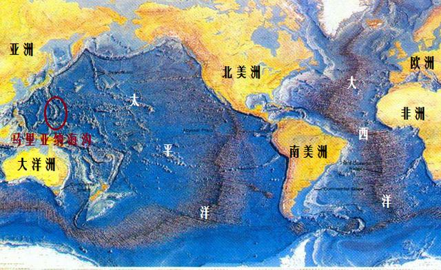 世界上最深的海沟:马里亚纳海沟,最深处达11034米