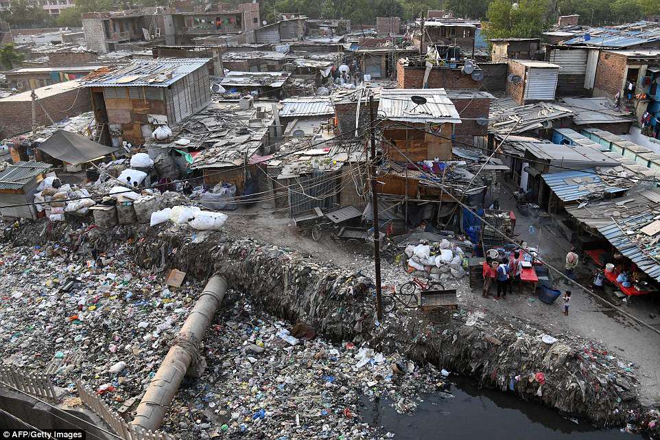 印度贫困地区图片