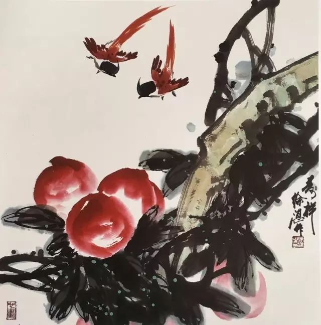 跟徐湛老师学国画绶带鸟的画法