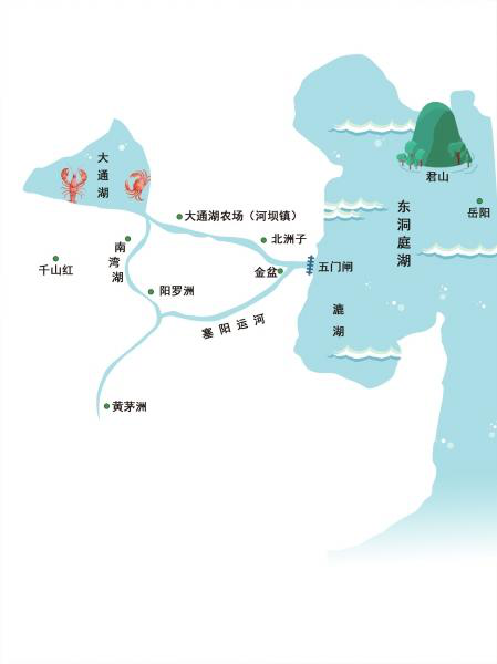 大通湖地理位置图片