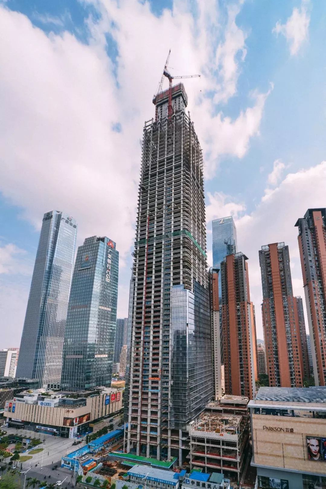 403米广西第一高楼被刷新南宁已竣工超高层建筑72栋在建83栋