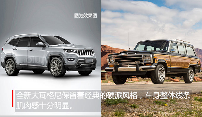 覆蓋,全新大瓦格尼的推出將填補jeep品牌產品線中全尺寸車型的空缺