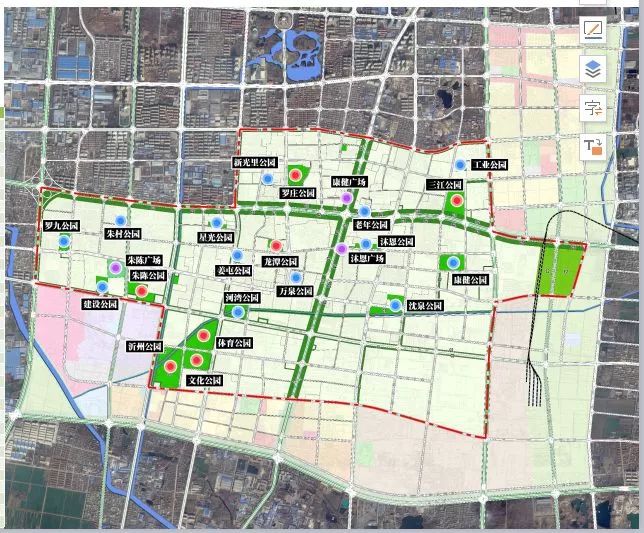 罗庄区最新道路规划图图片