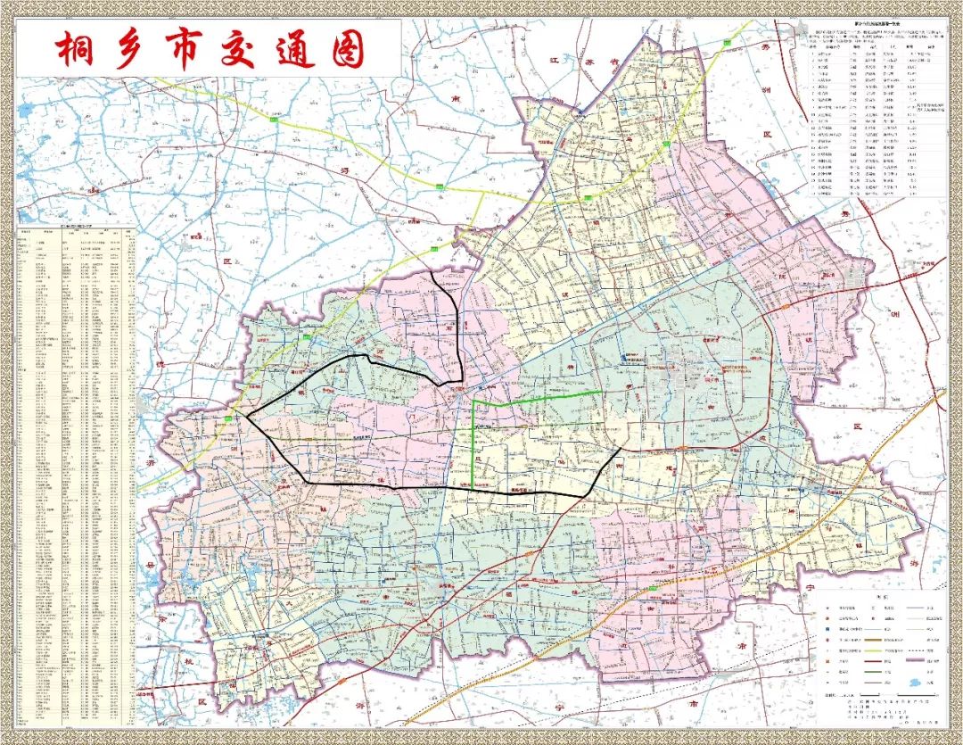 2,桐鄉方向需經過石門大橋前往河山,安興方向的,請走320國道-新羔線