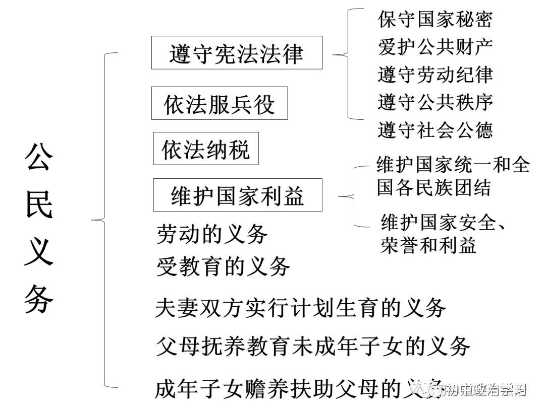 依法履行义务思维导图图片