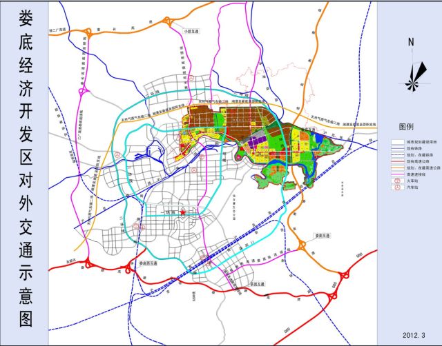 娄底市规划图图片