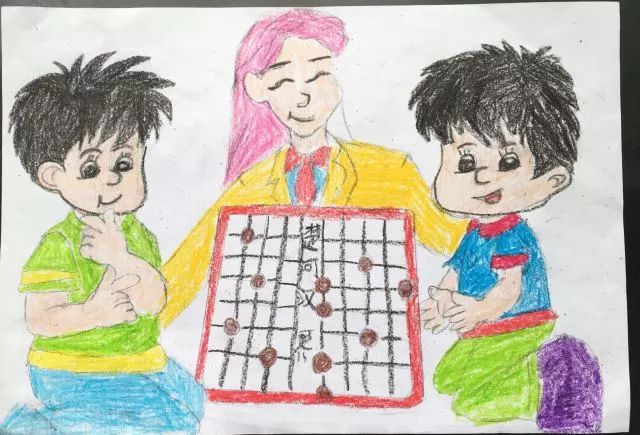 活动丨我的象棋老师绘画投票开始啦荥阳市第六小学