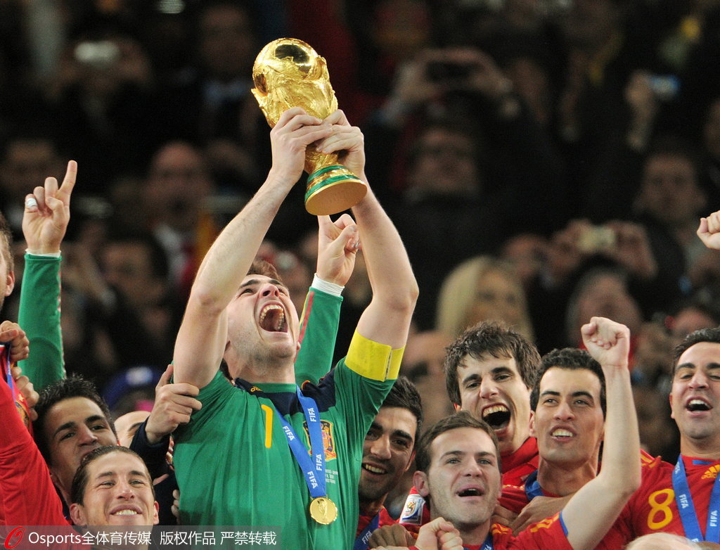 高清图:2006年南非世界杯经典回顾 西班牙夺冠