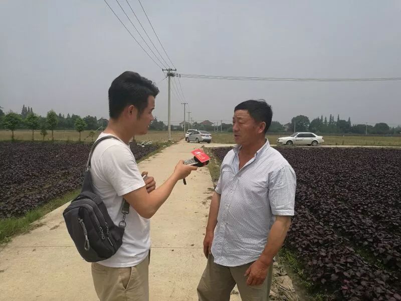 (浙江之声记者叶树刚采访当年分到田的农户)