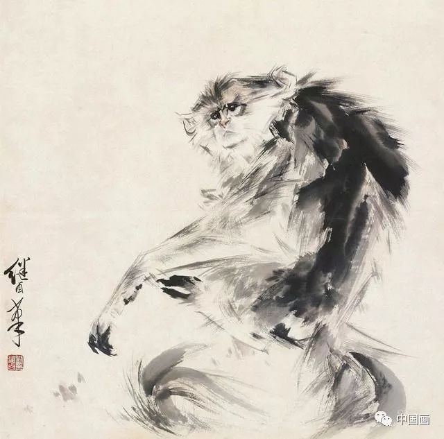 传统国画大师刘继卣,佳作欣赏!我喜欢猴子系列作品!