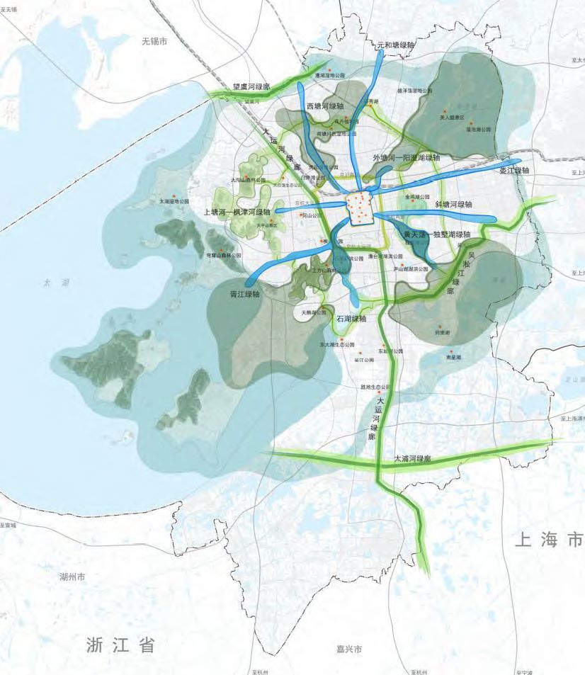 苏州市城市总体规划图片