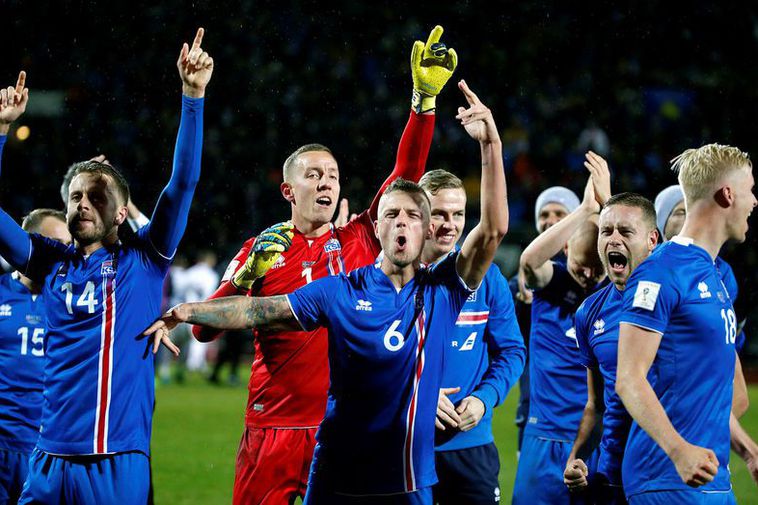 冰岛队前往俄罗斯 维京战吼响彻世界杯赛场