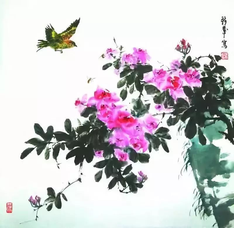 《溧陽唐興寺觀薔薇花,同諸公餞陳明府》唐·孟郊 忽驚紅琉璃,千豔萬