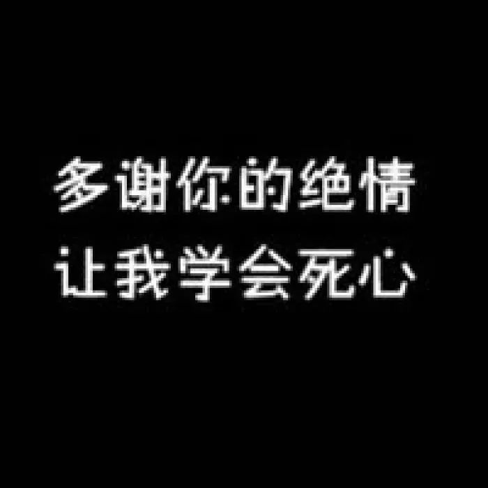 文字头像其实你很悲伤我亲爱的偏执狂