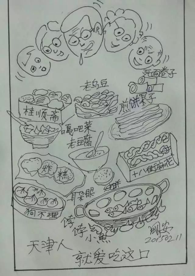 炸糕简笔画图片大全图片