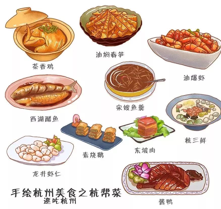 纯干货 上城美食地图新鲜出炉