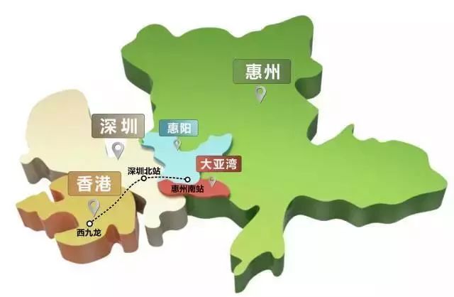 惠州大亚湾临近深圳,又有港口直通香港,地理上有天然的优势.