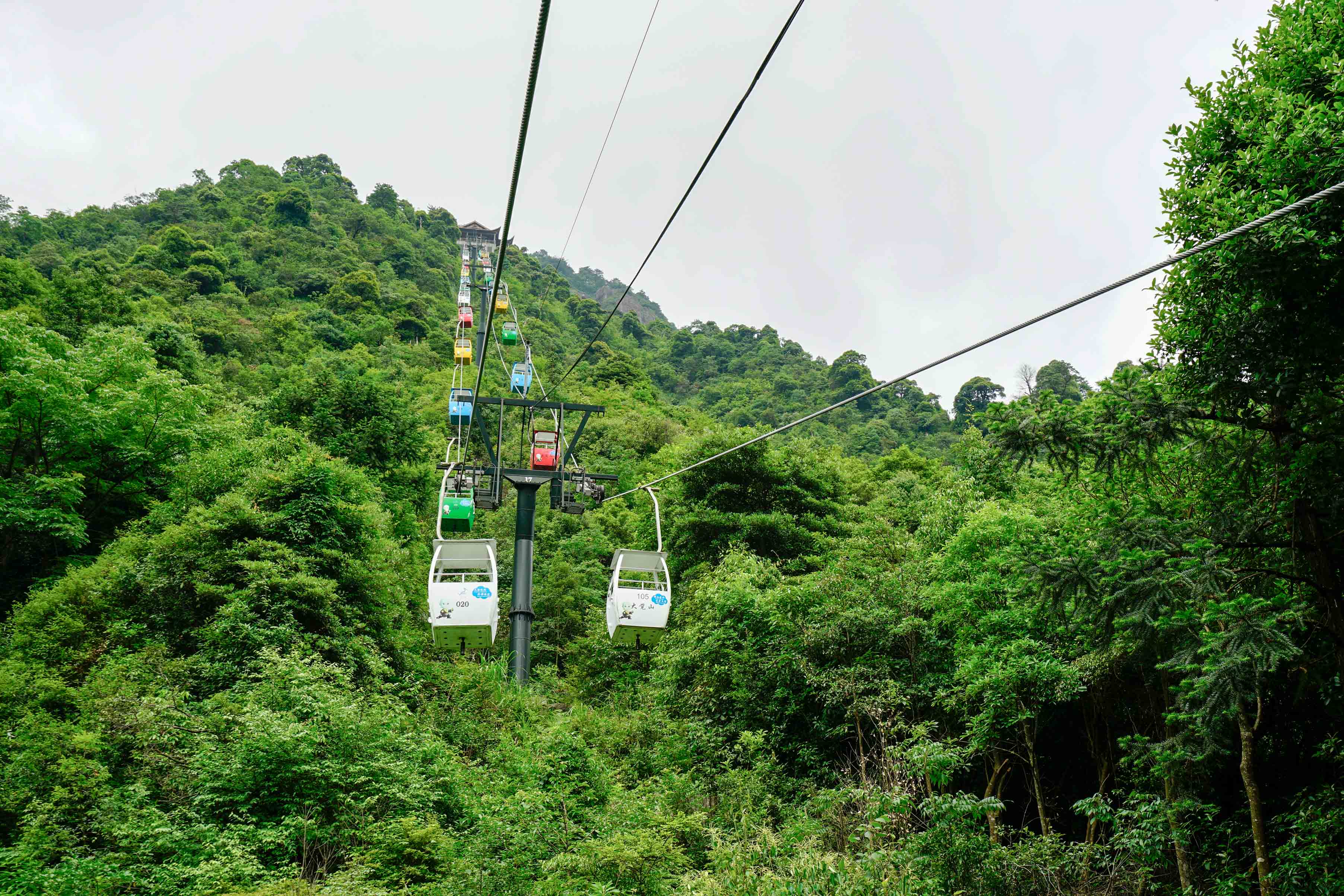 信号山缆车图片