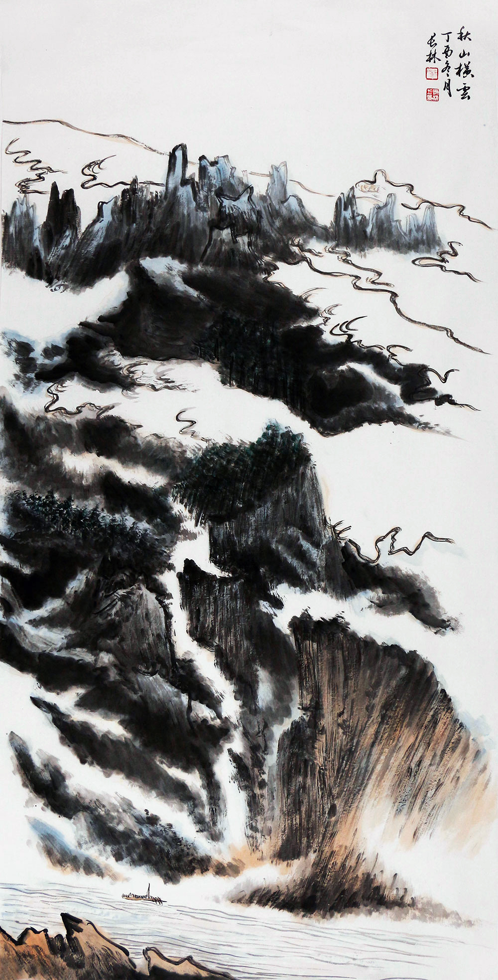 杨长林山水画传承着中国传统绘画笔墨精神