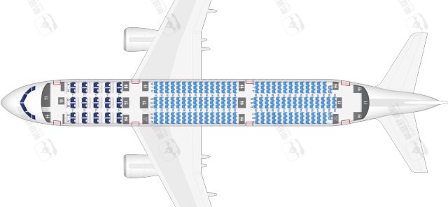 空客a310座位图图片