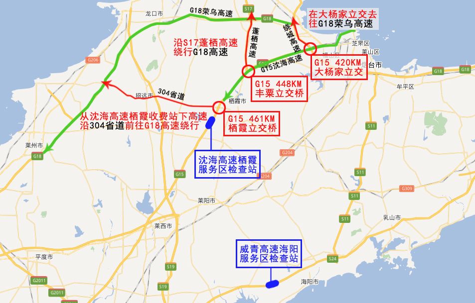 栖霞到莱州高速规划图图片