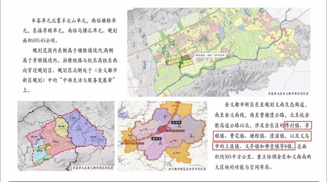 金义都市新区这个区块规划出炉,涉及到8个村.配备小学,幼儿园,养老院!