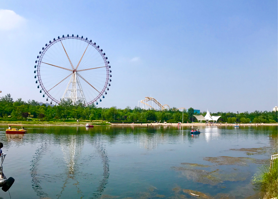 邢台市七里河沙滩公园图片
