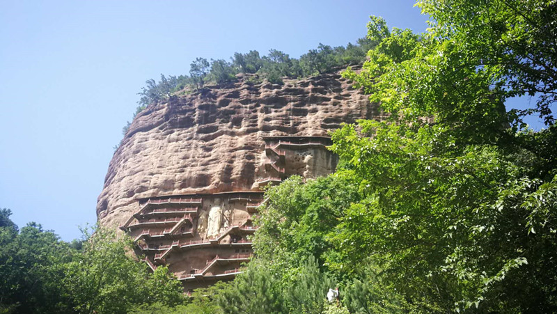 甘肅旅遊之致青春天水學子免費遊麥積山大景區