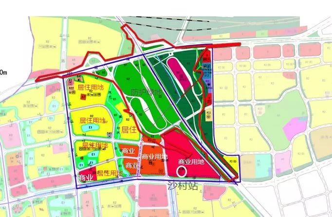 塘河新城规划图图片
