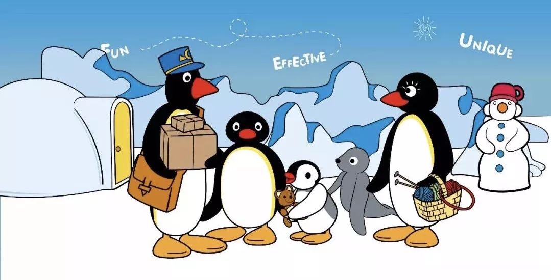 企鹅家族动漫第一季图片