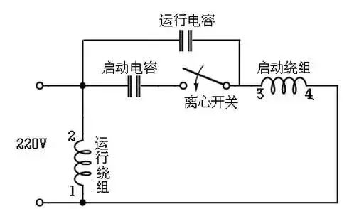 开关控制正反转接线