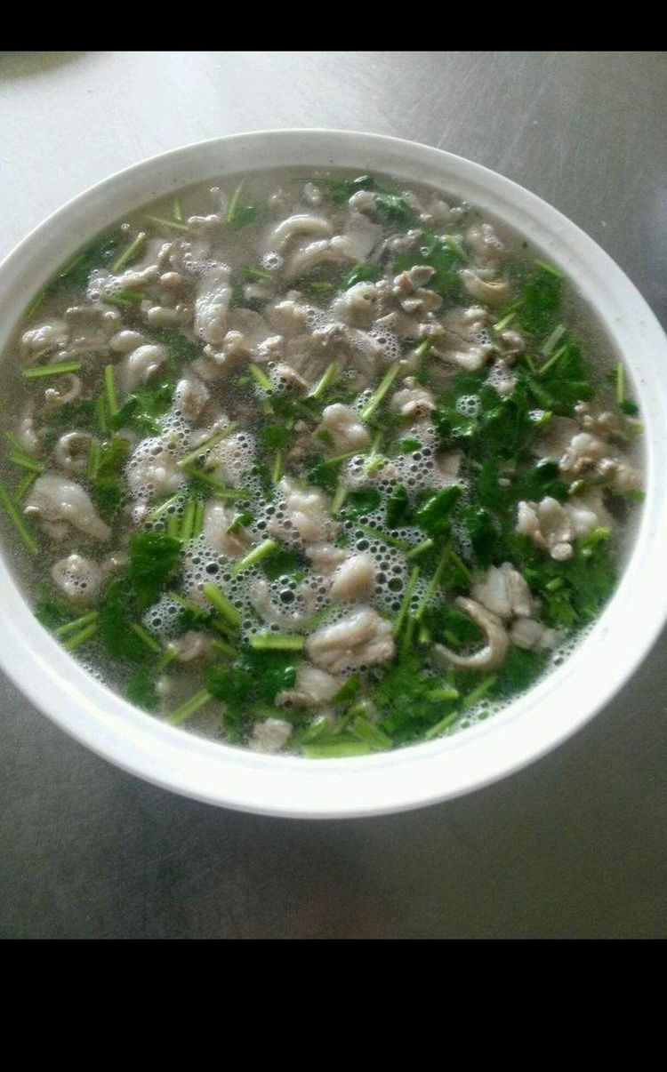 汆汤肉的制作过程图片