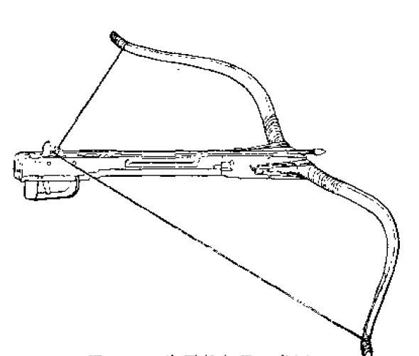 弩是古代用来射箭的一种兵器,关键部件是弩机,其结构较为复杂:有望山