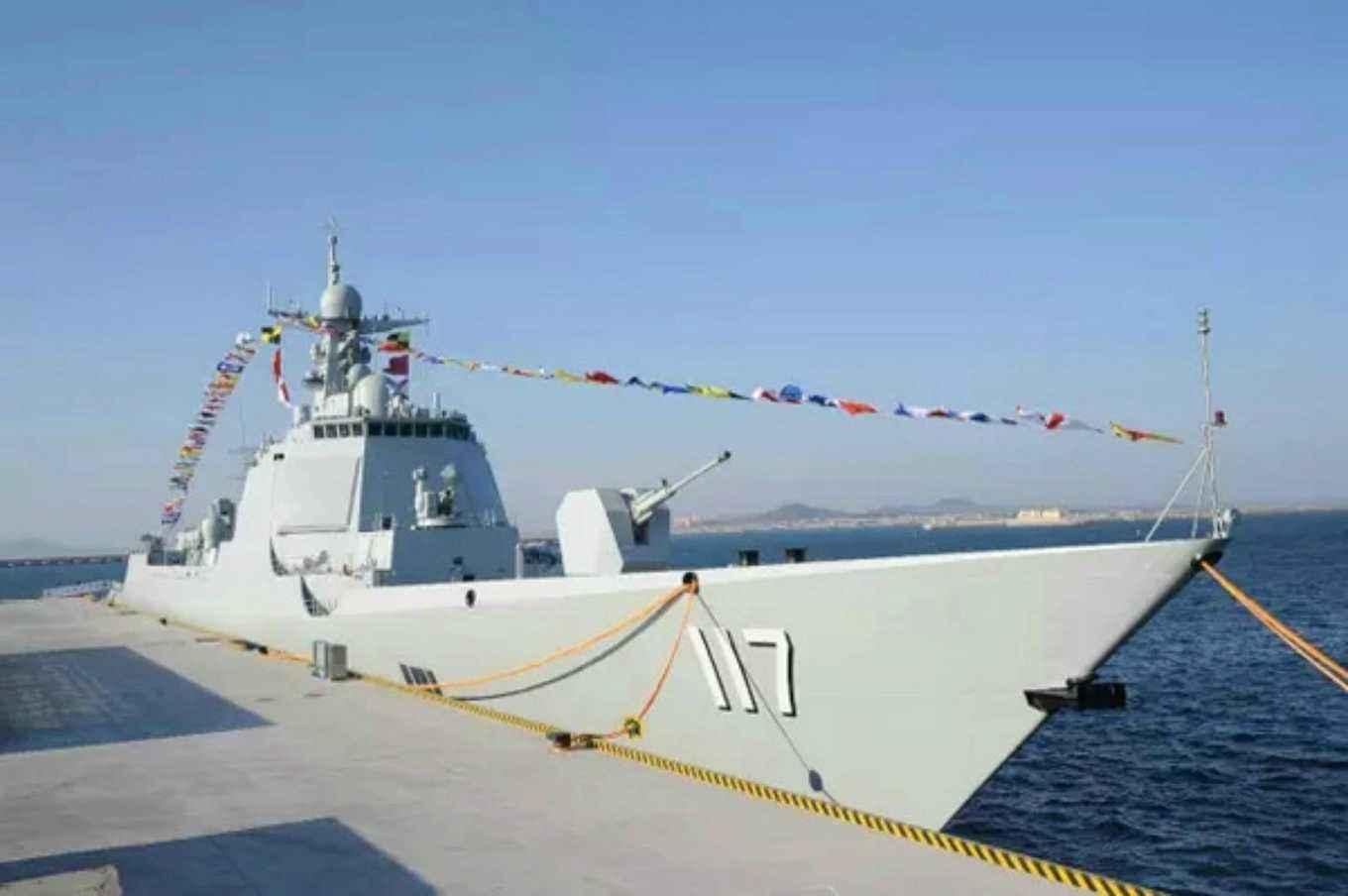 052d驅逐艦是中國海軍現役最先進的驅逐艦,首艦172昆明艦在2014年才