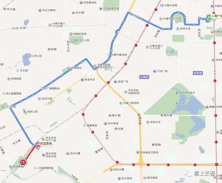 长春长鲍公路线路图图片