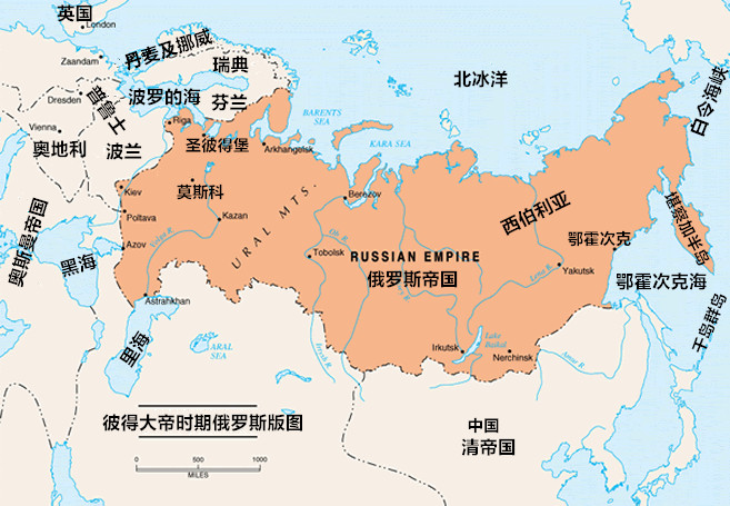 哥萨克士兵俄罗斯1700万平方公里土地的奠基者