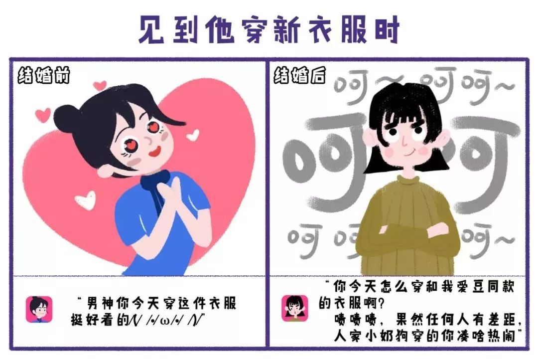 【輕鬆一刻】結婚前vs結婚後 ,呦,姑娘還有兩幅面孔呢