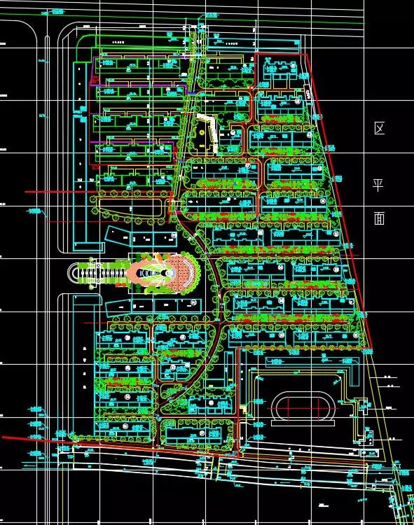 精品650套小区规划cad总平面图