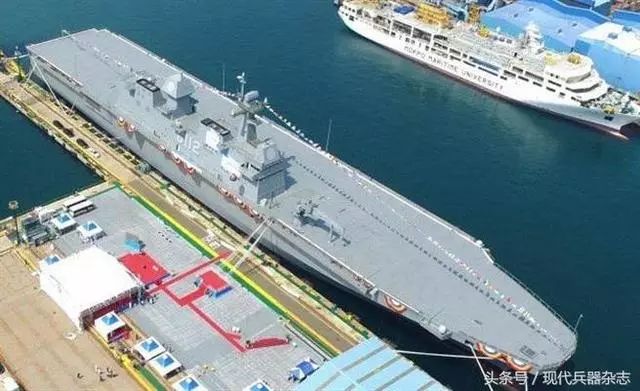 韓國第二艘兩棲攻擊艦下水中國海軍尚未有同類型戰艦服役