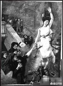 中世纪女巫处刑图片