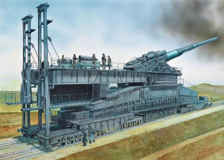 古斯塔夫巨炮侧面图片图片