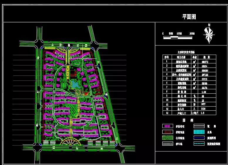 【精品】650套小区规划cad总平面图