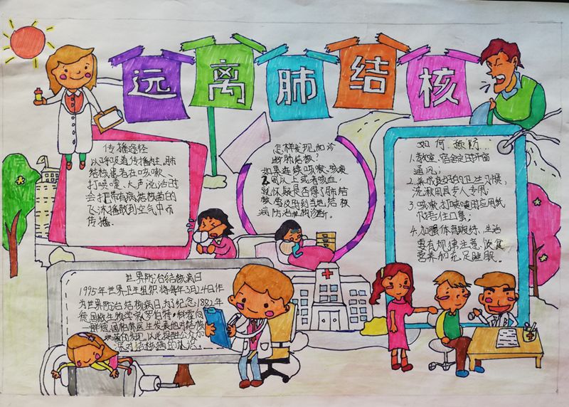 【工作动态】小小手抄报描绘无核梦——顺义区小学生结核病防治手