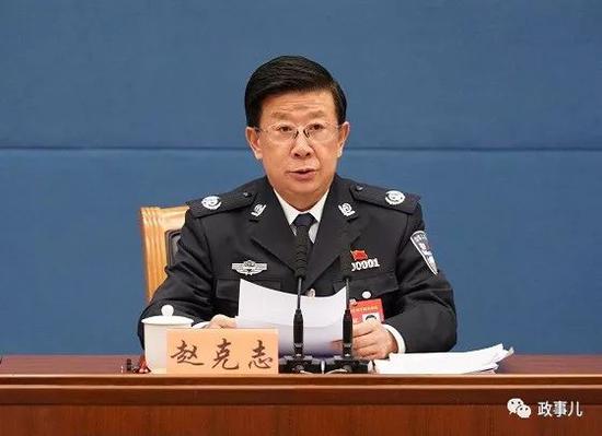 副国级赵克志履新职 已出任中央政法委副