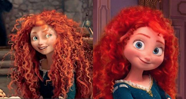 迪士尼电影红头发公主图片