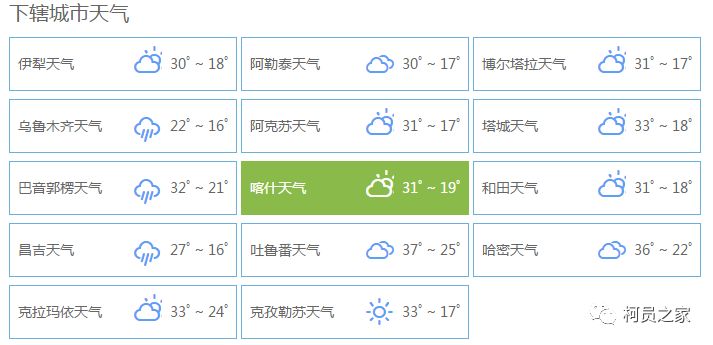 十天天氣預報 今天白天到明天白天,吐魯番市,哈密市,巴州南部等地有35