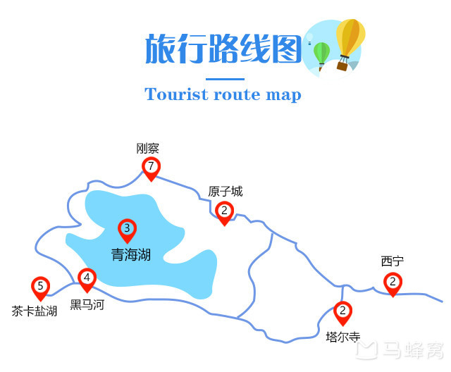 青海湖的2日路线,非常经典,你准备出发吗?