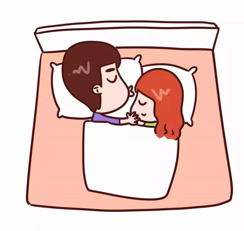 微信抱老婆睡觉表情包图片